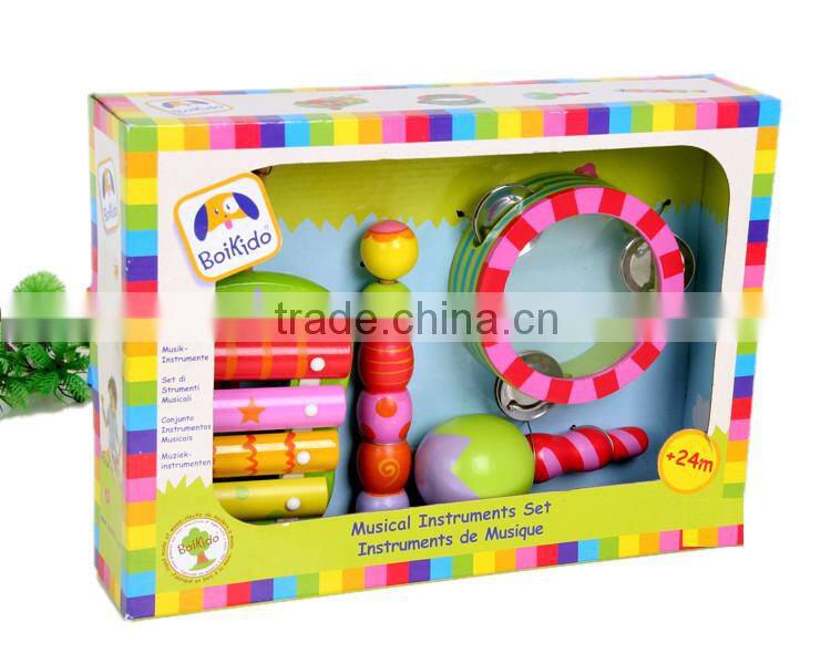 2015New Wooden Baby Music Toys,Popular Colorful Kids Maracas Toy,Hot Selling Wooden Music Toys