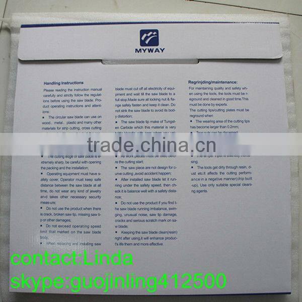 Hukay saw blade used on multi blade rip saw