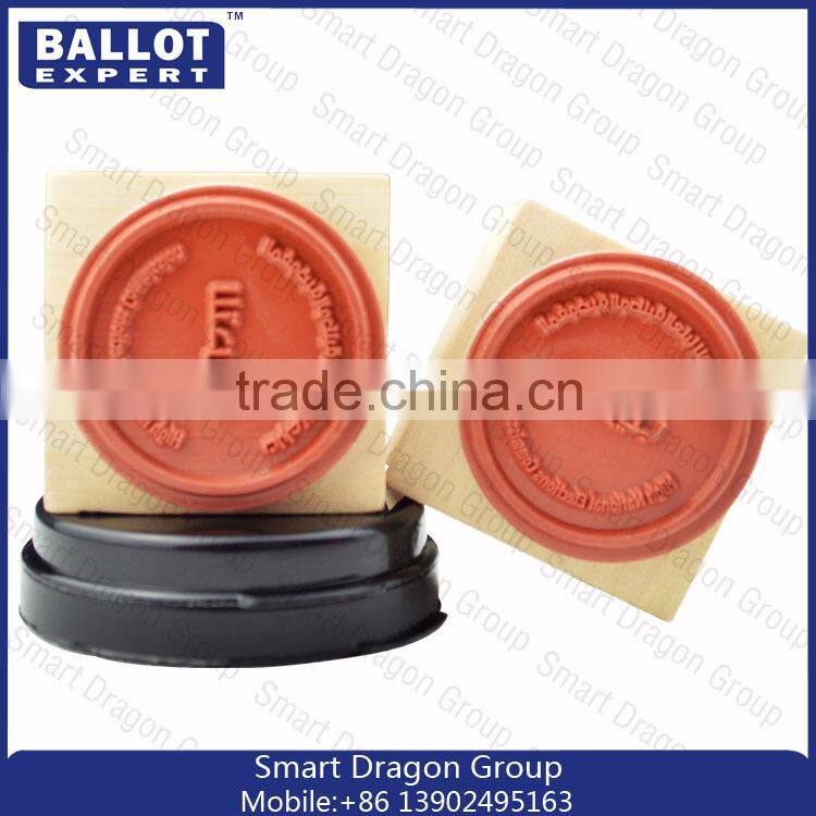 SE-SCS001 2015 new style high quality plastic round rubber stamp materials