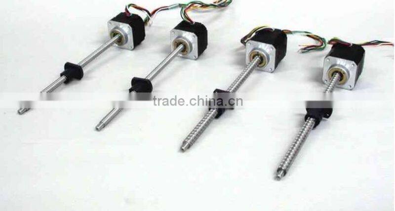 2014 hot sale stepper motor lead screws, 2-phase screw motor for reprap industry 61 Oz-in/ 48mm/1.68A CNC stepper motor
