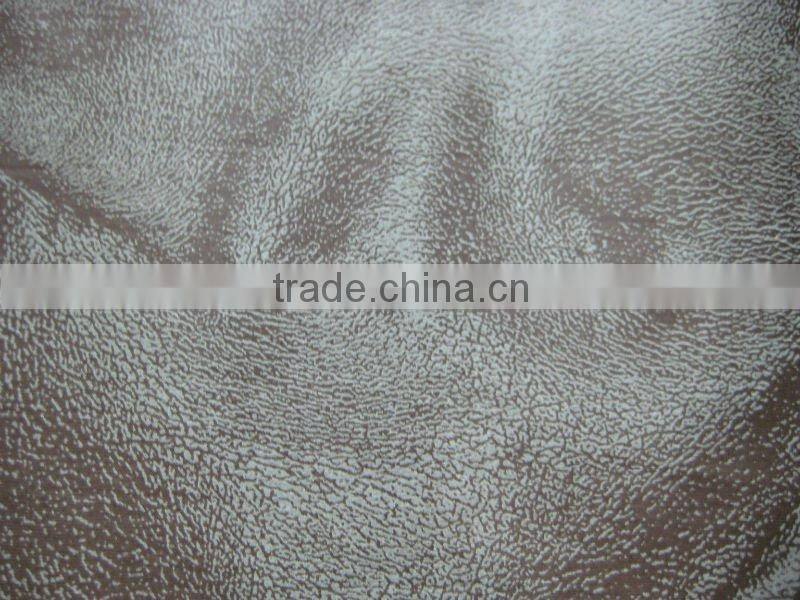 polyester micro suede animal print fabric