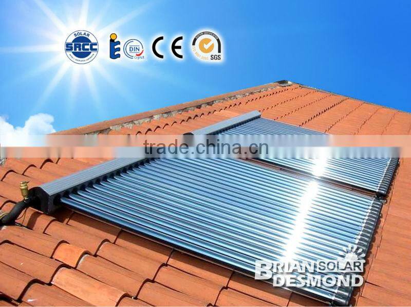 Separated Evacuated Tube Heat Pipe Solar Collector