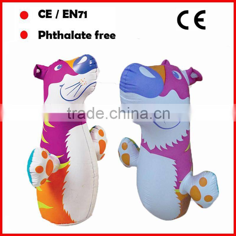 Christmas promotional gifts inflatable santa claus tumbler toys for kids