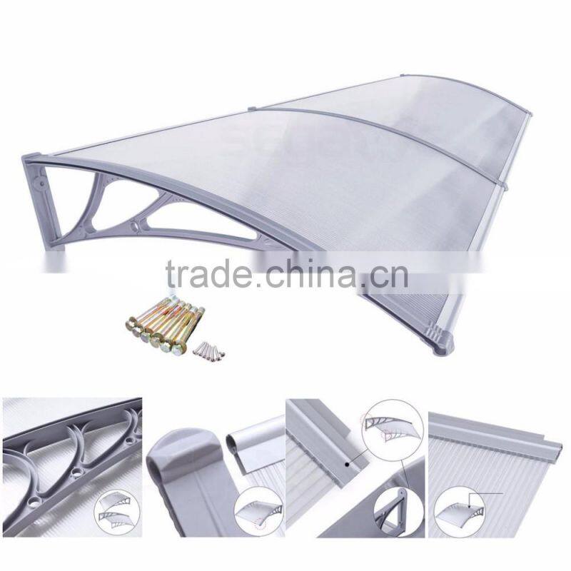 1m x 2m UV Canopies Patio Window Awning 40*80" Cover Gardenning Rain Protection