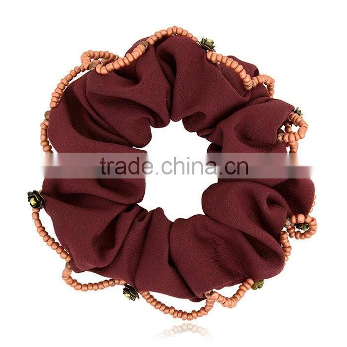 new woman elastic hairband colourful hairband handmade hair accessories demin flower headband