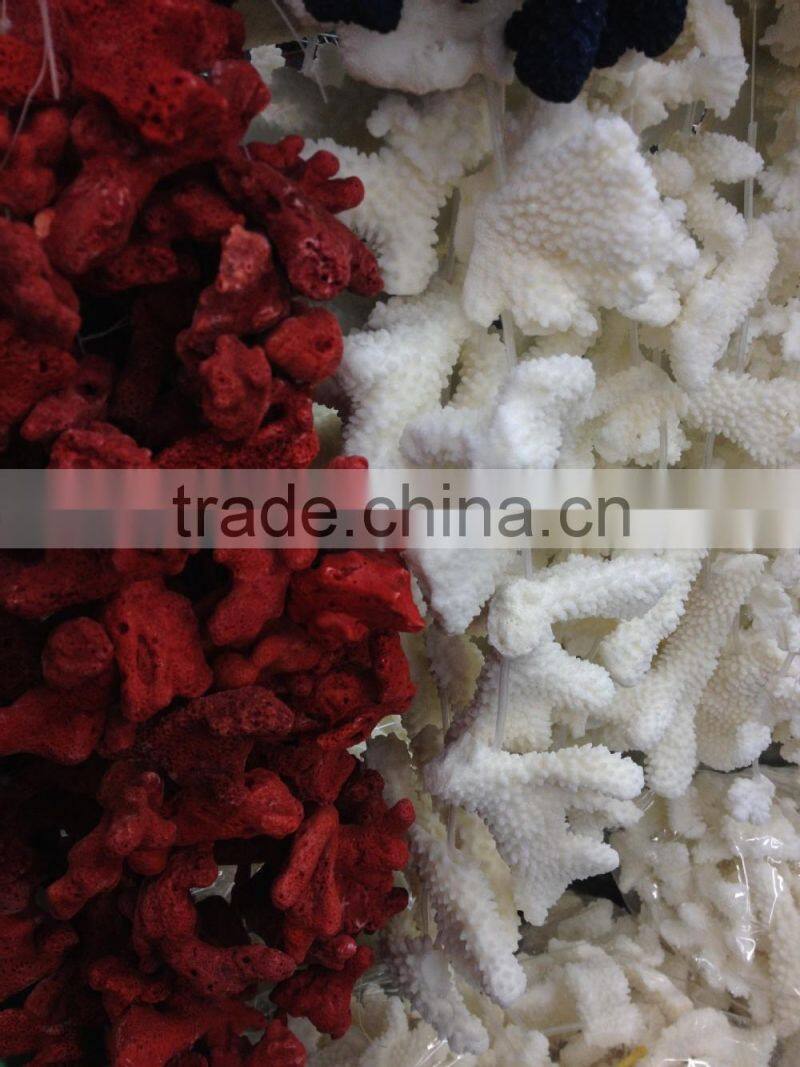 Different colour natural coral rough raw material marine aquarium reef coral decotarion