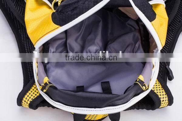 Durable 1680D yellow hiking backpack,camping backpack