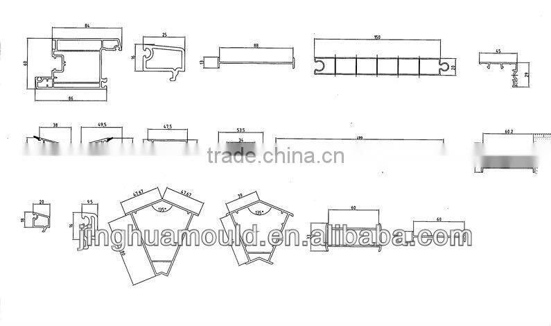 Extrusion WPC Wood Plastic Guard Rail Fence Die Mould