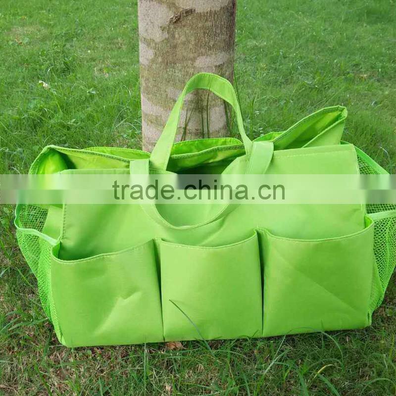 Wholesale Blanks Plain Polyester Large Garden Tote Garden Tool Bags Utility Tool Bags