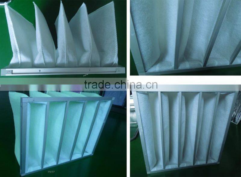 outgoing (output) filters / filtr. class G4 bag filter with galvanized frame 25 mm