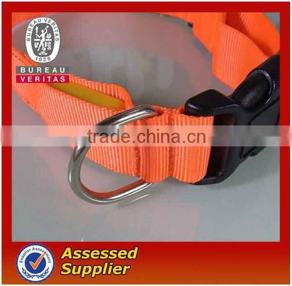 without MOQ pet collar and leash with flash light