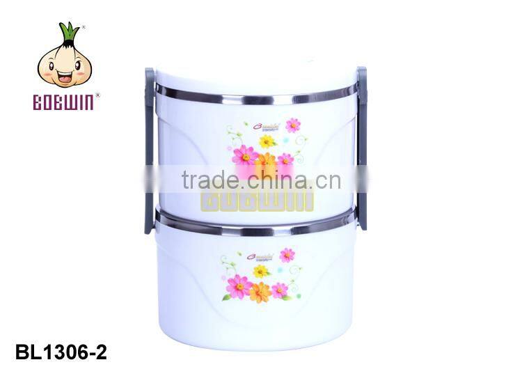 5L divided plastic insulated food container