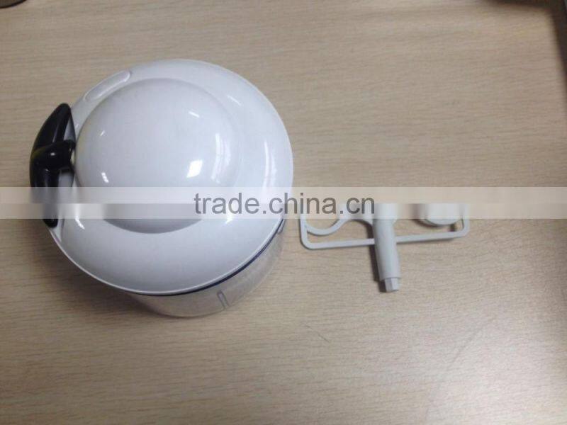 White Color Manual chopper for herbs, fruits and vegetables
