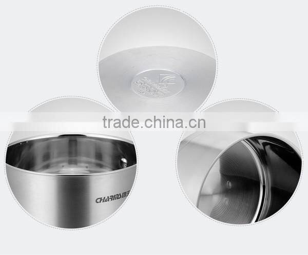 Stainless Steel Covered Sauce Pan Induction Ready Stainless Steel Saucepan