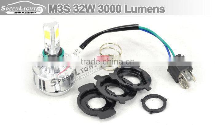 America Hot Selling Factory Price SpeedLight M3S LED Motorcycle HeadLight 32W 3000 Lumens