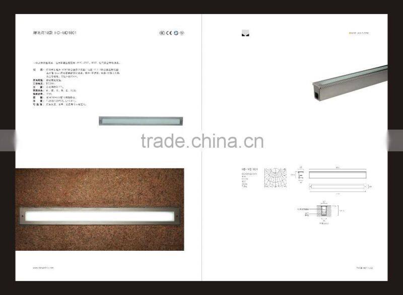 LED IP67 CE RoHs outdoor underground lamp