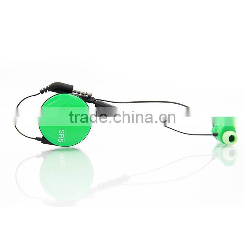 To Make Best Use Of Materials Retractable SR6 Cancelling in ear headphones Best Price with mic