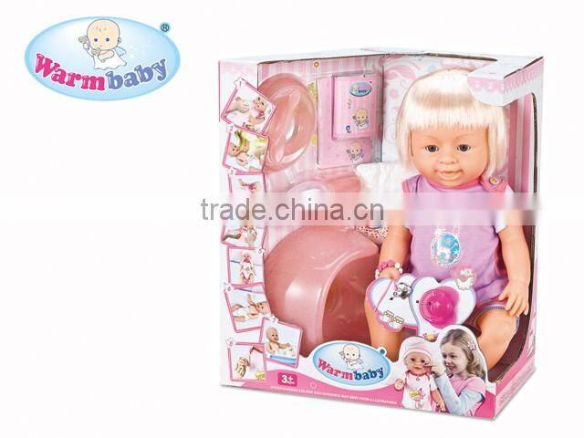 kid toy love baby doll can drink with feed set