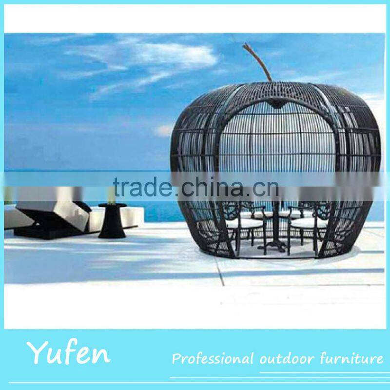 luxury modern furniture round chair price with gazebo