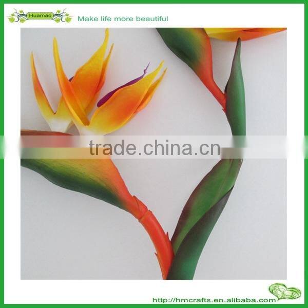 Hot sales artificial bird of paradise flower /wholesale decorative artificial bird of paradise made in China