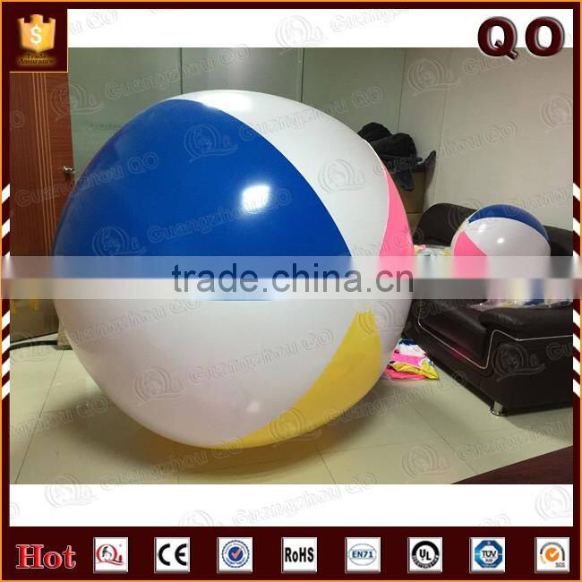 Promotional giant colorful beach ball fabric covered beach ball