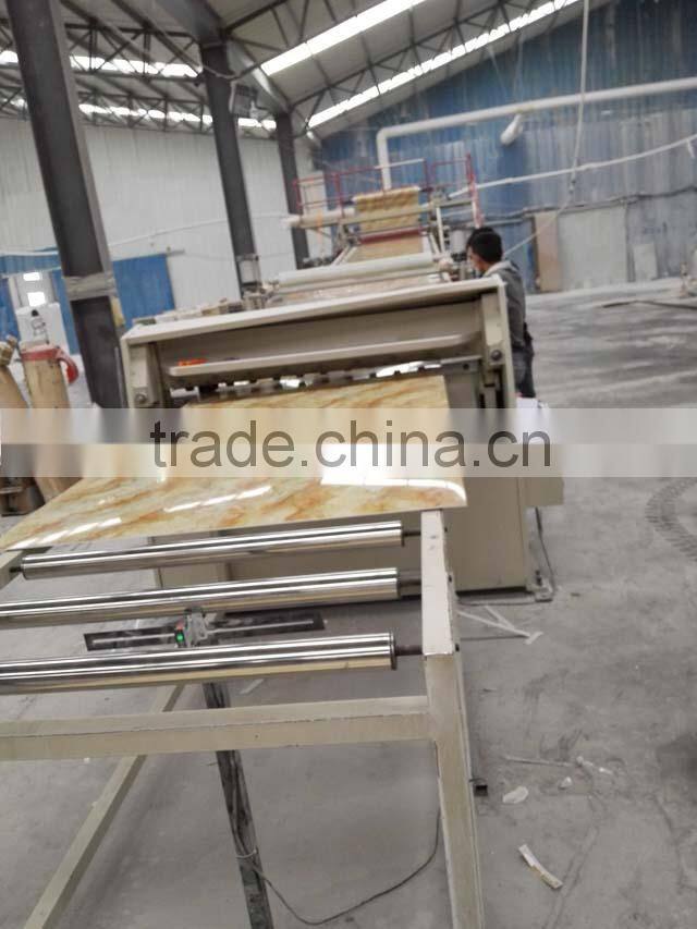 Marble design PVC wall panel for home interior decoration