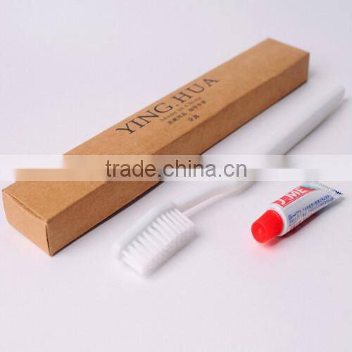 Hotels wholesale disposable toothbrush and toothpaste