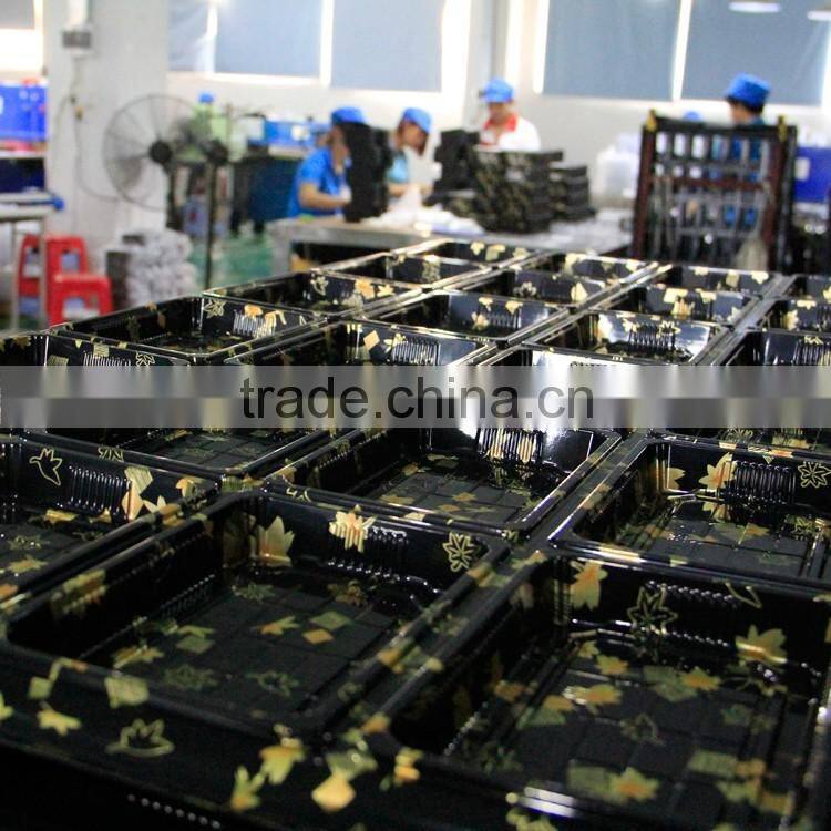 KW-0003 disposable Plastic Sushi Trays Sushi Containers Sushi Boxes Sushi Tray Container With Clear Lid