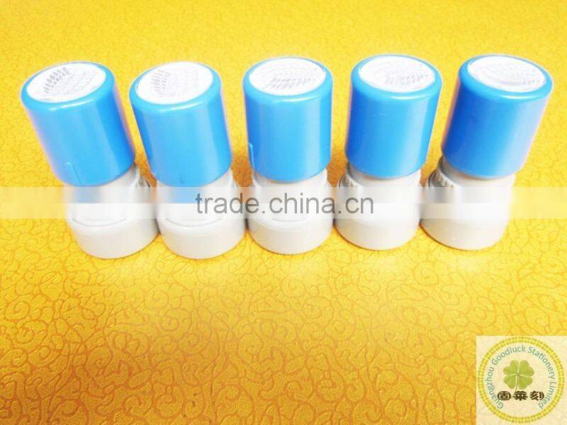 Hot sale rectangular monogram flash pre inking stamps