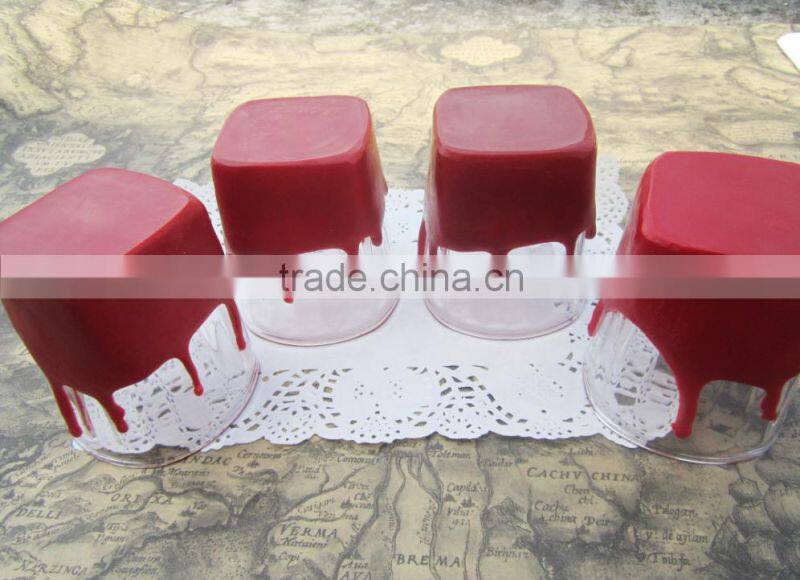 Decorative Burgundy Sealing Wax Block For Water Glass/Cup