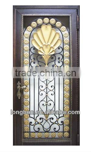 Top-selling handmade forging lobby entrance door