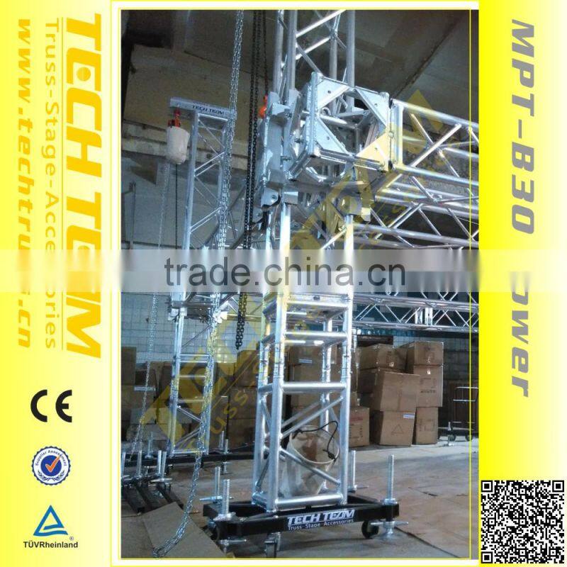 BB30 Aluminum Bolt Coupler Square Stage Box Truss