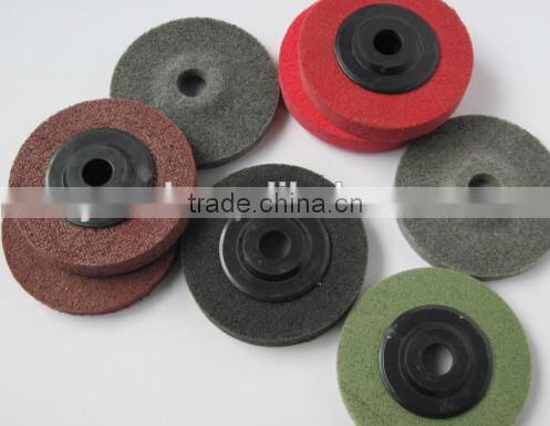 9P non woven polishing disc for polishing handle high degree of finish