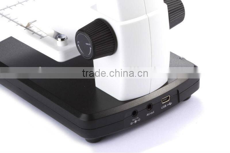 Hot sale battery powered 12M portable geological microscope with LCD screen