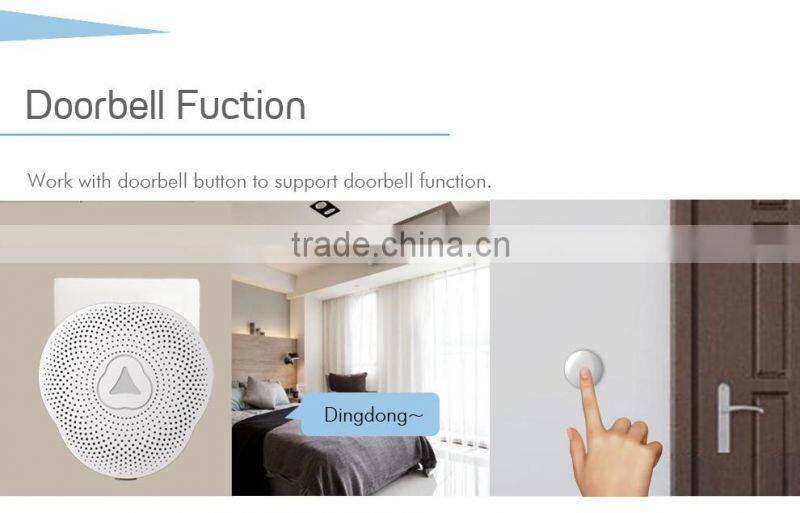 User friendly wireless Bluetooth doorbell for home entertainment,app control and smart night lights control