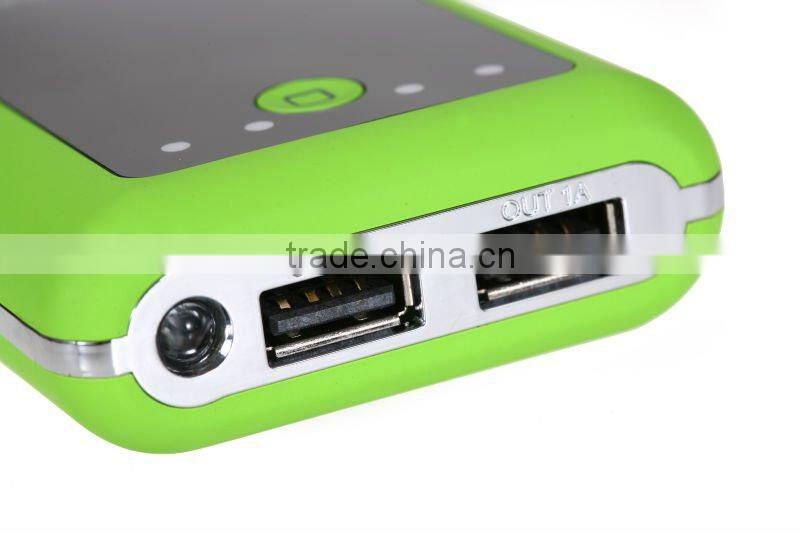 2 port USB 5.1v portable power bank 6600mah