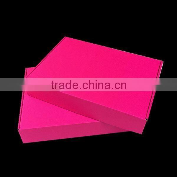 Pink Corrugated Mailer box and Corrugated Shipping box and corrugated board