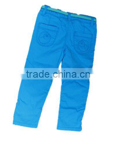 aqua kids pants childrens denim pants baby belted trousers twill trousers woven pants