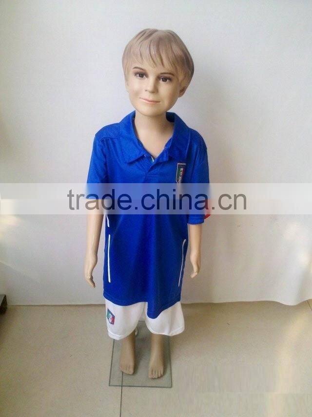 custom wholesale confortable kids white soccer jerseys