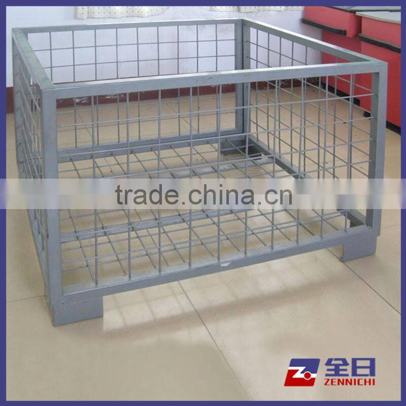Wire Container Metal Cage Collapsible Pallet Cage