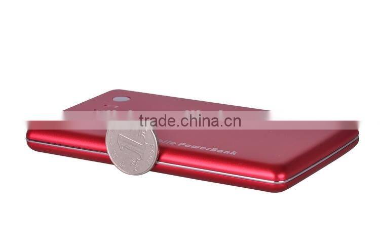 Private Mould Ultra Thin 8600mah Portable Power Bank