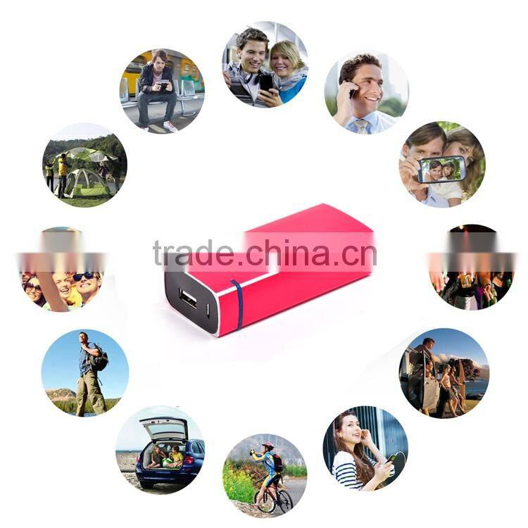 Metal fashion OEM Customized Logo5200mAh power bank , manufacturer price power banks