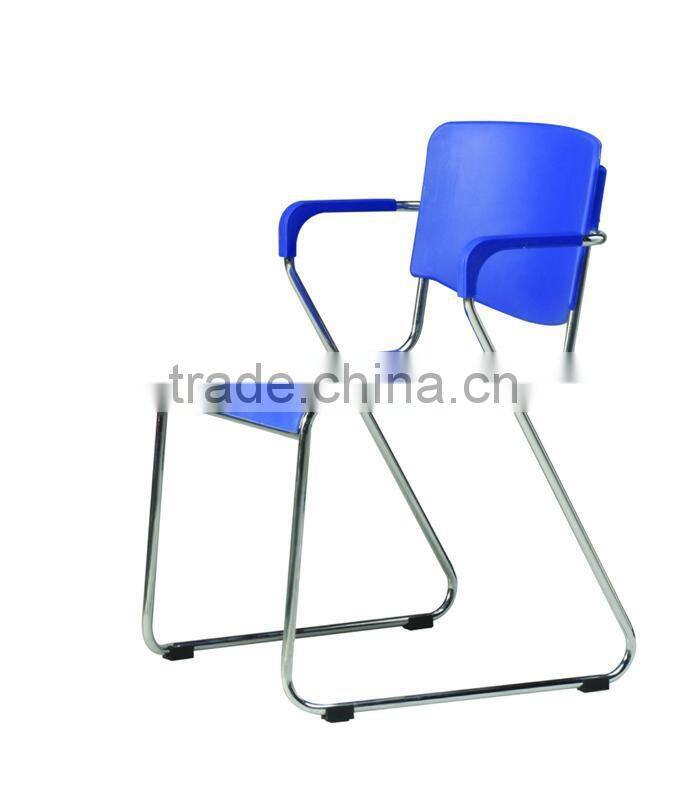 hot sales plastic office chairs with armrest for wholesale 1002A