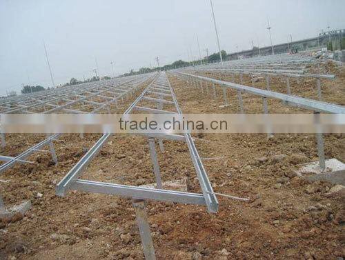 Ground mount system for solar installation