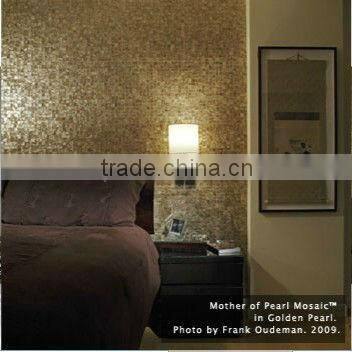 Modest luxury brick natural capiz mother of pearl oyster mosaic wall tile