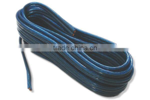 high end speaker cable, transparent flexible speaker cable for power amplifier, DVC, VCD, VCR