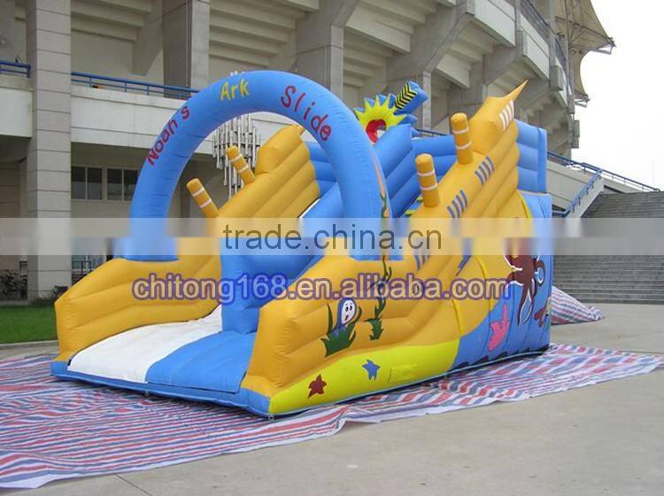 popular adult bouncy castle, inflatable castle with slide