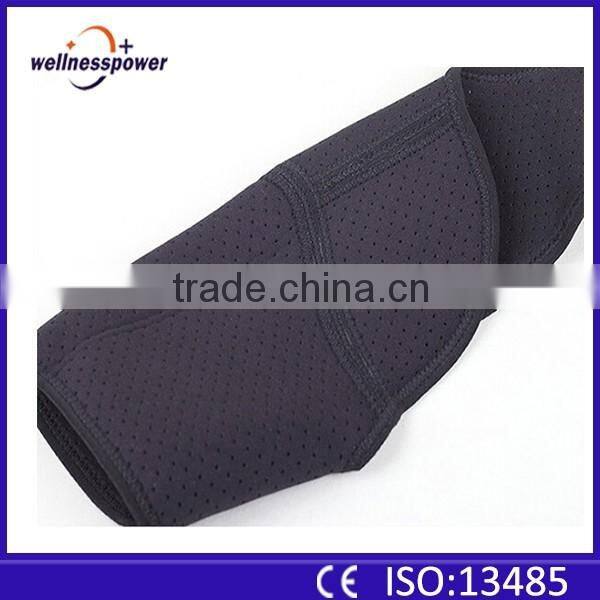 Black Neoprene Double Shoulder Support Protector Wrap Brace