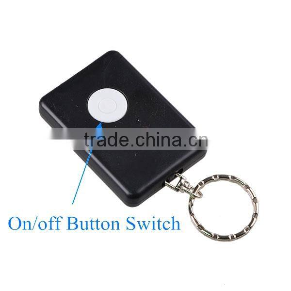 Solar Power Personalized LED Keychain Flashlight for Promotion