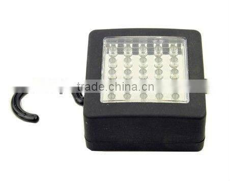 25 LED plastic magnetic LED working light